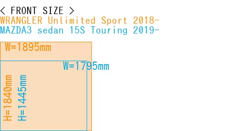 #WRANGLER Unlimited Sport 2018- + MAZDA3 sedan 15S Touring 2019-